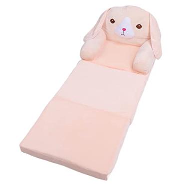Imagem de Yctze Design de Cães Rosa Infantis de Crianças Dobráveis - sofá de Tração Macia para Crianças, Vínculo de sofá -cama para Casa, Jardim de Infância e Hotéis (3 Nível)