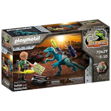 Imagem de Playmobil - Deinonychus Pronto Para Batalha - Dino Rise - 70629
