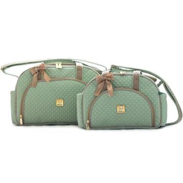 Imagem de Kit Bolsas Maternidade Bebe Menina Menino G, P E Trocador - Miellu Bol