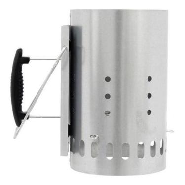 Imagem de Acendedor De Carvão Zero Esforço - Sem Liquidos - Aço - Naterial