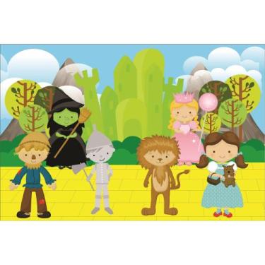 Imagem de Painel De Tecido Sublimado Mágico De Oz Infantil - Fabrika de festa, 3
