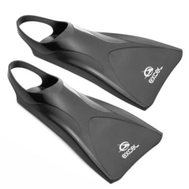 Imagem de X-SWIM Nadadeira para Natação, Pé de Pato, Preto, Borracha Macia, Pala Semi Rígida, Design Simétrico, Tamanhos XS-XL, para Bodyboard, Bodysurf, Salvamento Aquático (Preto, XL)