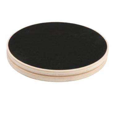 Imagem de simhoa Disco de torção de cintura com núcleo de madeira, prancha de torção de equilíbrio de madeira, disco de de cintura para esculpir abdominais