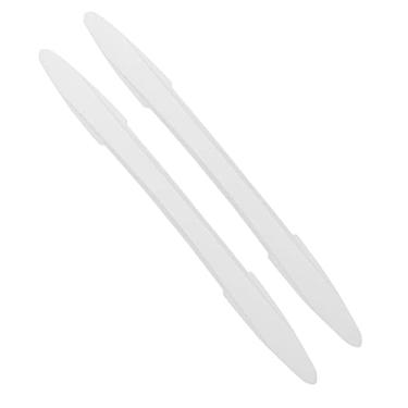 Imagem de aqxreight 2pcs Carro Protetor para Pára -choques Porta Corporal Tiras de Canto Traseiro Traseiro Fibra de Carbono Branco de Ser Bumper Stripbumper Protectorbumper Guarddoor Guardbody Canto