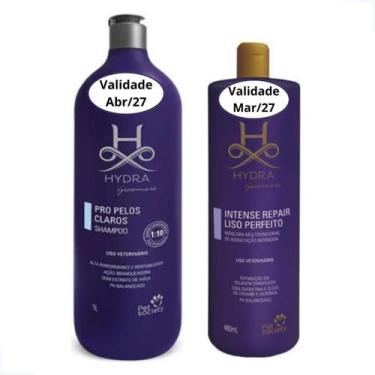 Imagem de Kit Shampoo Pelos Claros 1L e Máscara Intense Repair Liso Perfeito 480