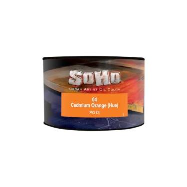 Imagem de SoHo Urban Artist Tinta a óleo - Cores a óleo mais valiosas para pintura com excelente carga de pigmento para cor brilhante - Cor laranja cádmio, lata de 430 ml