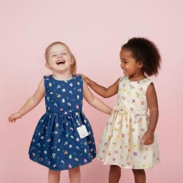 Imagem de Dois Vestido Infantil Bebê Luxo Princesa com Manguinha Delicada - Flor