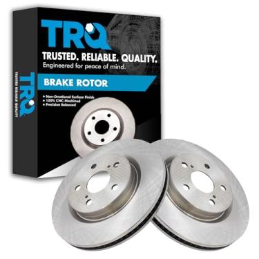 Imagem de TRQ Conjunto de 2 pares de rotor de freio a disco dianteiro LH RH para Lexus Toyota