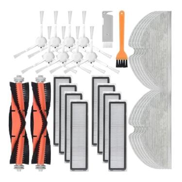 Imagem de Main/Side Brush Mop Cloth Hepa Filter Compatible With XiaoMi Dreame D9 & Bot L10 Pro Trouver Robot LDS Vacuum-Mop Finder Spare Parts(Navy Blue)