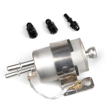 Imagem de ZHSYMX 58 Psi Ls Swap Bomba de Combustível Efi Conversão Filtro de Combustível Regulador Kit com Retorno An-6 Conexões 3/8'' 5/16'' Efi Entrada Saída Retorno Adaptador de Trilho de Combustível