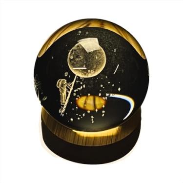 Imagem de Globo Vidro Luminaria Decoracao Escritorio Luz Prateleira Lua