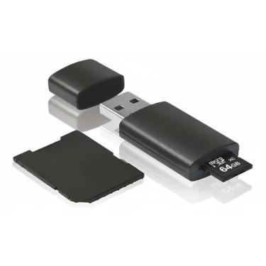 Imagem de Pendrive 32GB 2.0 + Adaptador Sd + Cartao De Memoria 32gb notebook Pc 