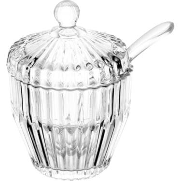 Imagem de Açucareiro de Cristal com Colher 11cm