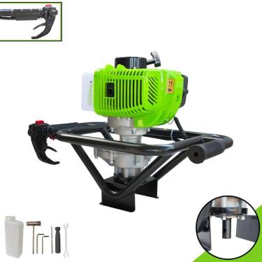 Imagem de Perfurador de Solo Sem Broca Menegotti MPS52 À Gasolina Motor 2T 52cc 1,8HP de Potência Alta Rotação e Performance