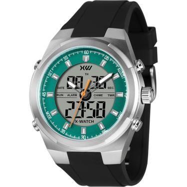 Imagem de Relógio X-Watch Masculino Ref: Xmspa033 E1px Anadigi Prateado