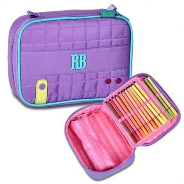 Imagem de Estojo Rebecca Bonbon Oficial Box Com Elástico Escolar - Clio Style, L