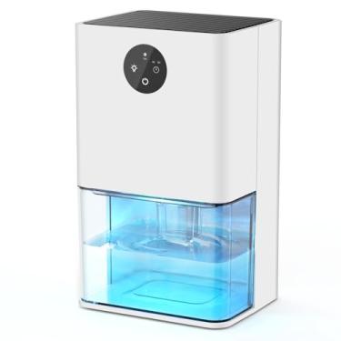 Imagem de Desumidificador, desumidificadores pequenos de 1,5 g para quarto para casa, silencioso com desligamento automático, desumidificadores para quarto (300 pés quadrados), banheiro, trailer, armário