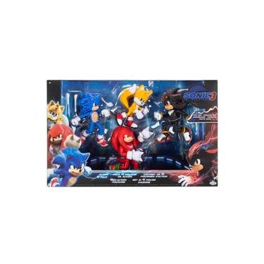 Imagem de 4 Bonecos Sonic, Tails, Shadow e Knuckles - Sonic 3 Filme
