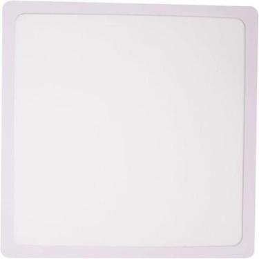 Imagem de Plafon Quadrado Sobrepor Abs Branco Bivolt Foxlux 24W - 6500