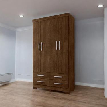 Imagem de Roupeiro Parma 04 Portas E 04 Gavetas Malbec