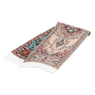 Imagem de Zerodis Tapete para Casa de Bonecas Produtos para Maternidade para Bebês Brinquedos Infantis Bonecas e Brinquedos de Pelúcia e Tapetes de Pelúcia Fio de Seda 9,3 X 1,9 pol. Ideal para Decoração de