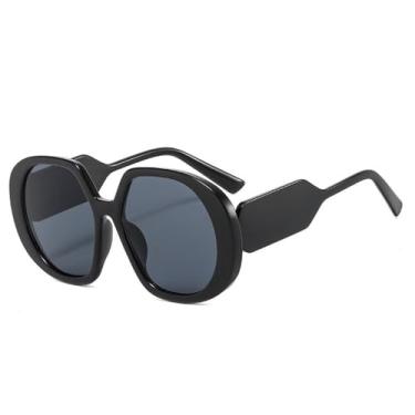 Imagem de Óculos de Sol UV400 - Cores Candy, Tamanho Grande, Redondo, Degradê, para Homens e Mulheres, Esportes ao Ar Livre, Corrida e Ciclismo, 01