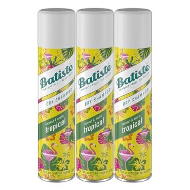 Imagem de Batiste Shampoo A Seco, Fragrância Tropical, Refresca O Cabelo E Absorve A Oleosidade Entre As Lavagens, Shampoo Sem Água Para Dar Mais Textura E Corpo Ao Cabelo, Frasco De Shampoo A Seco De 6,73 Oz