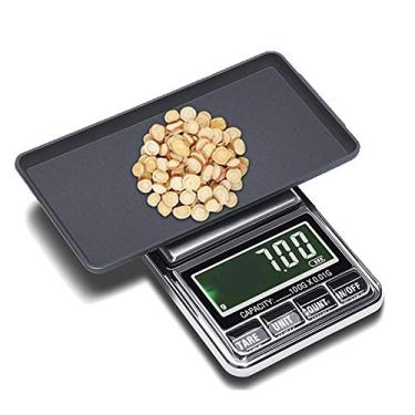 Imagem de 100 g x 0,01 g Mini Balança de Joalheria de Bolso Precisão LCD Digital Balança Eletrônica Balança de Peso Balança Gram Alimentado por USB, Color Show (Mostra Cor)