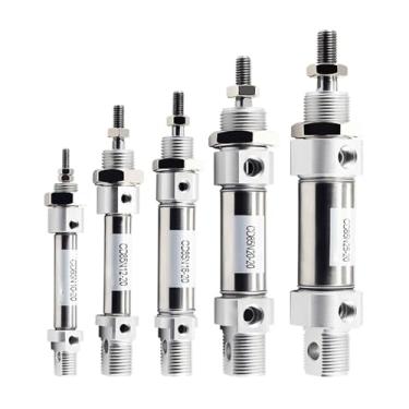 Imagem de CD85N10 12 16 20 25-60 80 100-A Cilindro de ar Padrão Dupla Haste Simples Mini Cilindro CD85N20-100A (50-C,CD85N16)