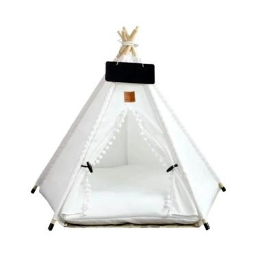Imagem de Tenda Teepee Portátil Lavável Para Animais De Estimação, Para Gatos E 