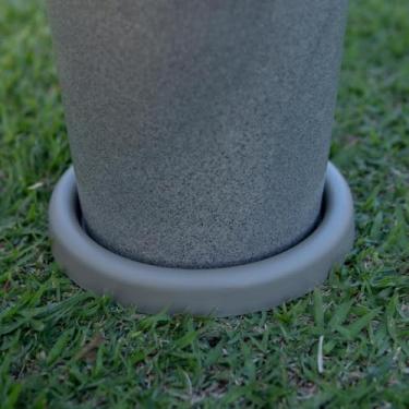 Imagem de Prato Coletor Redondo Para Vasos De Plantas | Base Para Vaso De Planta (CIMENTO P 18 CM 704)