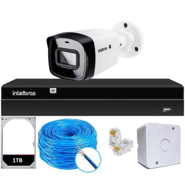 Imagem de Kit 1 Câmera IP Vipc Intelbras NVD 1404P HD 1TB