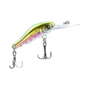 Imagem de Isca Artificial Minnow De Plástico Rígido Com Olhos 3D, 3.5cm, 2.4g, J