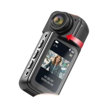 Imagem de Câmera De Ação Mini 2.7K 1080P, Câmera Esportiva De Bolso Com Gravação