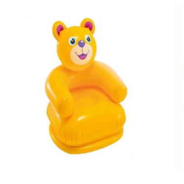 Imagem de Poltrona Divertida Urso Inflável Infantil Tipo Sofá Intex