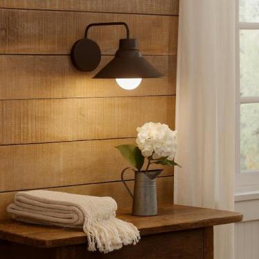 Imagem de Arandela de Parede Garibaldi com Cúpula Fixa - Luminária Vintage - lum