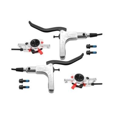 Imagem de Conjunto De Freio Hidráulico TANKE MTB De 160mm Com Duplo Pistão Para 