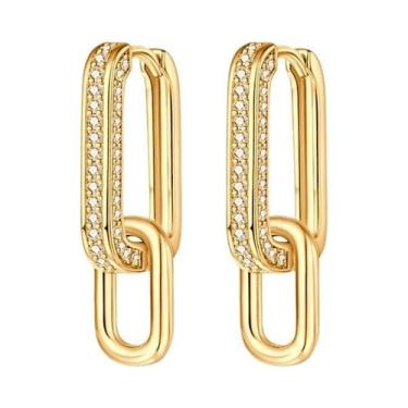 Imagem de Brincos De Argola Femininos Em Prata 925 Com Pérolas E Estrelas, Brinc