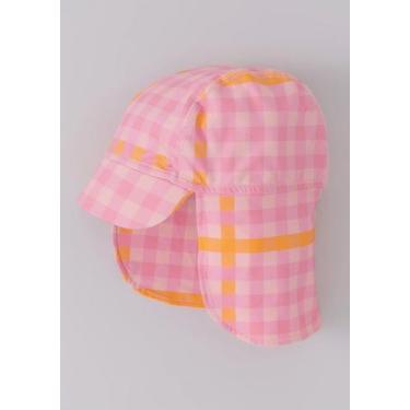 Imagem de Chapéu Infantil Unissex Listrado Toddler - Hering Kids, UNI, Rosa chic