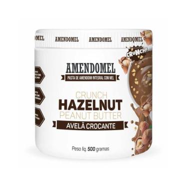 Imagem de Pasta de Amendoim - 500g Avelã Crocante - AmendoMel