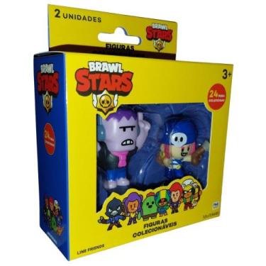 Imagem de Bonecos Brawl Stars Pack 2 Personagens Frank e Penny Multikids