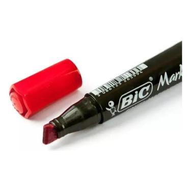Imagem de Marcador Permanente BIC Marking  Ponta Média e Cores Intensas -, Verme