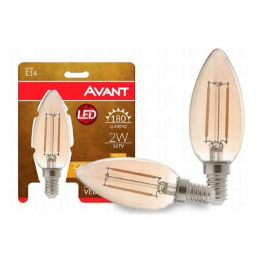 Imagem de Lâmpada Retrô Filamento Led Vela E14 2w 127v Avant