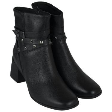 Imagem de 361802 bota cano baixo couro napa ravena - Bottero, Preto, 37