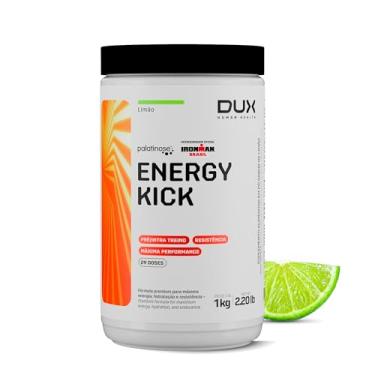 Imagem de DUX HUMAN HEALTH Energy Kick Limão 1000g – 31g de Carboidratos Naturais com Taurina e Eletrólitos, Sem Conservantes e Zero Lactose