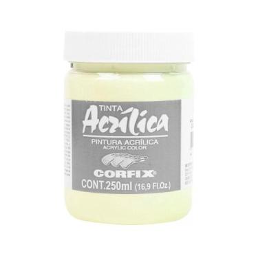 Imagem de Tinta Acrilica P/ Tela 250ml Corfix 046 Amarelo Brilhante