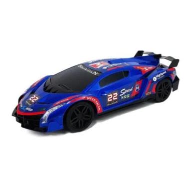 Imagem de Carro de Controle Remoto Esportivo Phantom Azul- Wellmix