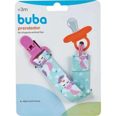 Imagem de Prendedor de Chupeta Buba Animal Fun Unicórnio