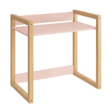 Imagem de Mesa Infantil com Regulagem Altura Zoe Rosa - Móveis Reller