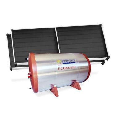 Imagem de Kit de Aquecimento Solar 2 Placas Solares e Reservatório com Capacidad